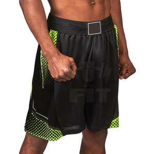 Pantalones cortos deportivos de boxeo para hombre transpirables de etiqueta privada Ropa de artes marciales OEM - Product Image 1