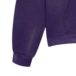 Sweat à capuche délavé à l'acide bon marché pour hommes facile à porter en coton mélangé doux anti-rides anti-boulochage sweat à capuche délavé à l'acide pour hommes 2026 - Product Image 4