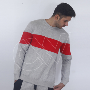 คุณภาพดีเต็มแขนเสื้อสวมหัวอินทรีย์ผ้าฝ้าย100% ที่กำหนดเองเสื้อสเวตเตอร์สำหรับผู้ชาย - Product Image 4