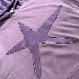 Speedy Industry Oversized Distress 100% Sudadera con capucha de algodón para hombres Envío rápido Logotipo personalizado Bordado 3D Sudadera térmica - Product Image 3