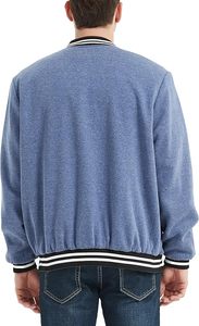 Blank Custom Sublimation Baseball Jacket OEM Varsity Letterman <b>Coat</b> for Schools & Teams High-Quality Lightweight Sportswear - Product Image 3