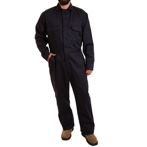 Comprar Overol de trabajo negro retardante transpirable Overol de trabajo de alta calidad resistente al fuego para la venta 2025 - Product Image 1