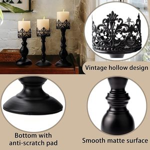 Good Quality Handcrafted Metal in Iron <b>Candle</b> Holder for Home Decoration <b>Candle</b> Stand Home Accent Wholesale Price <b>Candle</b> <b>Mold</b> - Product Image 2