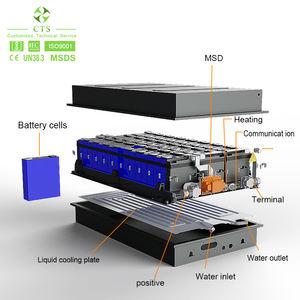 Paket Baterai Lithium Ion EV Truk 200kWh 400kWh LiFePO4 400V 540V 614V 700V 800V untuk Kapal Listrik Lokomotif - Product Image 5