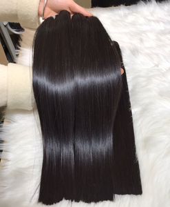 เครื่องต่อผมเรมี่แบบตรงความละเอียดสูงแวววาวและเรียบเนียนไม่หลุดร่วงเครื่องปักลูกไม้แบบคู่สีเข้มกว่า - Product Image 2