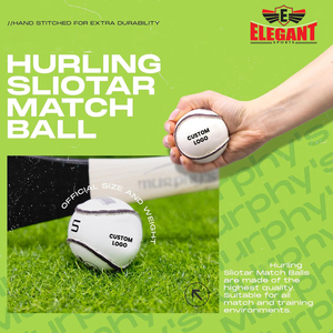 Balle de hurlement à haute durabilité Pratique légère pour les jeunes Ballon de hurling officiel en cuir authentique - Product Image 6