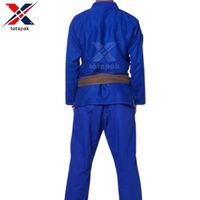 Ensembles de kimonos BJJ unisexes en polyester et coton pour adultes, arts martiaux, tissu extensible anti-rétrécissement 380g, logo imprimé numériquement sur le devant, OEM
