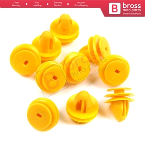 BCF5000 10 Pieces Fastener <b>Trim</b> Rivet Car Body Push Type Retainer <b>Clips</b> Yellow for - Product Image 4