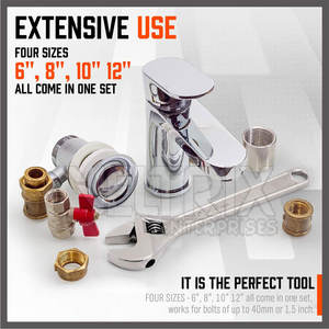 Llave Inglesa Profesional Hecha de Acero Inoxidable, Llave Inglesa Ajustable, Herramientas Confiables - Product Image 3