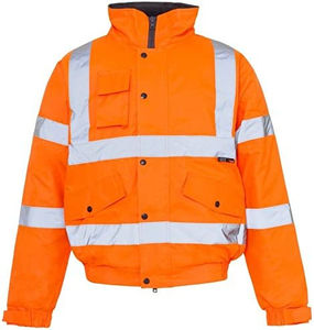 Chaqueta de Seguridad Unisex de Alta Visibilidad, Impermeable, Transpirable y de Secado Rápido, de Poliéster - Product Image 1