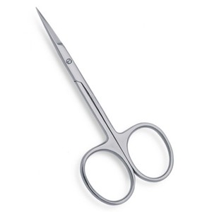 Venta caliente en stock Hoja recta afilada Tijeras para cutículas de acero inoxidable Tijeras para manicura Tijeras para uñas - Product Image 1