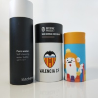Gros Complément Alimentaire Pot De Miel Rond Papier Peut Cylindre Boîte Shilajit Gummies Carton Papier Tube Boîte D'emballage
