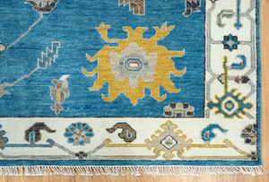 Alfombra antigua de lana anudada a mano de 8x14, Alfombra tejida multicolor de grado premium, juego de alfombras para sala de estar de algodón - Product Image 4