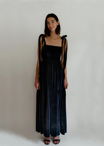 2025 dames gothique Style décontracté Midi printemps mode col haut ajustement Flare à volants numérique 100% coton couleur unie sans manches - Product Image 2