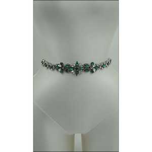 Cinturones de Novia Bridella BS167KL con Pedrería Esmeralda, Ajuste Cómodo, para Bodas, Bailes de Graduación y Eventos Formales - Product Image 6