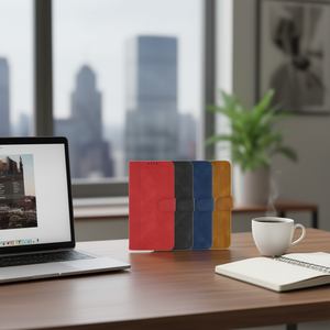 Funda de Teléfono Tipo Cartera de Cuero Sintético DAM Diamond con Tarjetero para 14 Max - Product Image 2