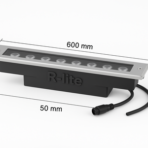 Luz de lavado lineal LED mono de 600MM | 12W-24W | 24V CC - Product Image 1