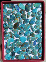 Lot en gros de cabochons de Shattuckite naturelle faits à la main, multicolores, formes et tailles variées, pierres précieuses en cristal 10-40mm, fabriqués par ARHAN GEMS