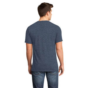 OEM impresión personalizada algodón cuello redondo cuello en V precio barato camiseta - Product Image 5