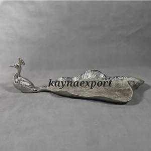 Classic Custom Design Polished Aluminum Metal Fancy Tabletop Decorative <b>Bowl</b> Handcrafted Party Christmas <b>Silver</b> Display <b>Bowl</b> - Product Image 2