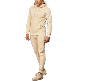 Sudaderas con capucha y chándal para hombre, chándales de lana de algodón 100% de Pakistán, conjunto de chándal con capucha y estampado personalizado para correr - Product Image 6