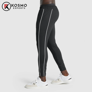 กางเกงกีฬาแบบลำลองของผู้ชายกางเกงวอร์มเอวยางยืดเฮฟวีเวตพร้อมกระเป๋าโลโก้ตามสั่งกางเกงวิ่ง - Product Image 2