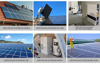 Panneaux photovoltaïques domestiques à haute efficacité 22% N Type Topcon 24v / 36v, module monocristallin, panneau solaire hors réseau