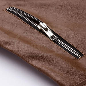 Ropa de moda Chaqueta de cuero para mujer Chaqueta de cuero a prueba de viento para mujer Venta caliente Chaqueta de cuero para mujer - Product Image 5