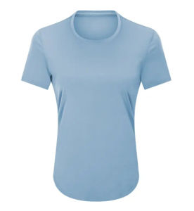 Camiseta de algodón para mujer, Top corto con logotipo personalizado, diseño femenino, verano, informal, venta al por mayor, Top corto con estampado en blanco - Product Image 3