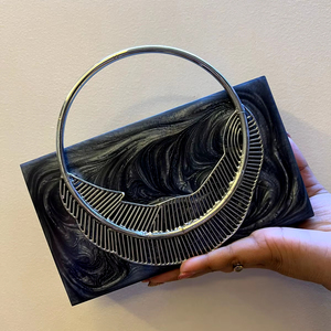 Premium <b>Gift</b> Box Packaging Resin Clutches for Women - Low MOQ - Product Image 1