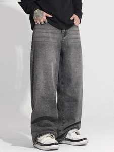 Fit Baggy <b>Jeans</b> for Men OEM Custom Streetwear Denim Private Label Fashion Factory Clothing Manufacturer - Product Image 4