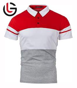 เสื้อโปโลผ้าฝ้ายออร์แกนิคสำหรับผู้ชายเสื้อถักผ้าสแปนเด็กซ์100% สั่งพิมพ์โลโก้ได้ตามต้องการ - Product Image 4