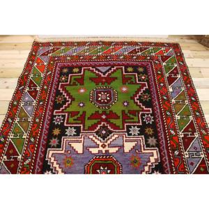 Grand tapis turc de 5,6 x 9,5 pieds, tapis persan vintage rouge - Product Image 3