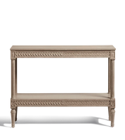 Console moderne en bois massif avec rangement pour salon, appartement, chambre à coucher – Meuble personnalisable