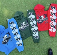 Conjunto de Sudadera con Capucha y Pantalones Deportivos de Felpa para Hombre, Talla Grande, Estilo Urbano, con Logotipo Personalizado, Diseño 3D