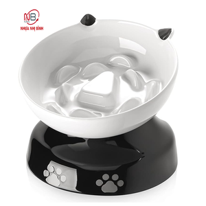 Gamelle pour chien en plastique durable et écologique OEM, support arrondi, design antidérapant, plusieurs couleurs, utilisation en extérieur, voyage, mangeoires pour animaux de compagnie - Product Image 1