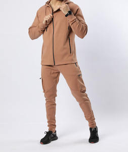 ชุดวอร์มแฟชั่นสตรีทแวร์ 2 สี ซิปกันน้ำ ผ้าฝ้ายคุณภาพสูง ไซส์ใหญ่ ทรงหลวม สำหรับผู้ชาย - Product Image 3