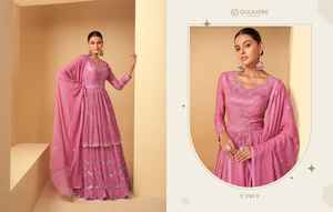 Mejor Tela Última Colección Excelente Desgaste Nuevo Diseñador Georgette Salwar Kameez Con Bordado Trabajo Exportador Mundial - Product Image 3