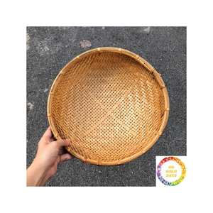 Panier polyvalent en bambou pour le rangement, la décoration et les cadeaux Supportant la vie sans plastique et éco-consciente - Product Image 3