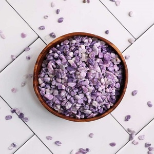 หินโมรา Soha คริสตัลหินธรรมชาติ lepidolite สำหรับตกแต่งบ้านการทำสมาธิ - Product Image 3