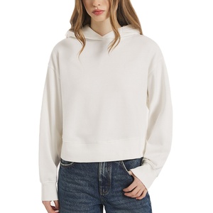 Sudadera con Capucha Corta Personalizada para Mujer, Sudadera con Capucha Lisa, Marca Privada, Proveedor Mayorista OEM ODM - Product Image 1