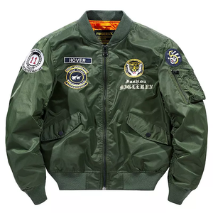 Chaqueta Bomber Varsity de Camuflaje con Recubrimiento Personalizado, Primavera, Poliéster/Algodón, Estilo Béisbol Letterman, Estilo Urbano, Resistente al Viento, para Hombre - Product Image 2