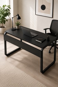 Table de travail, bureau pour ordinateur portable, table d'ordinateur, table de bureau moderne, table d'étude pour chambre à coucher, bureau d'ordinateur contemporain, bureau d'ordinateur pour le bureau - Product Image 4