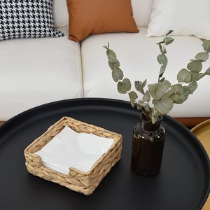 Porte-serviettes en jacinthe d'eau écologique, paniers en osier et plateau de service pour la cuisine de Artex Thien Thanh - Product Image 4