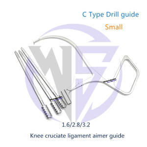 เครื่องมือศัลยกรรมกระดูกและข้อ อุปกรณ์นำเส้นเอ็นข้อเข่าแบบ C สำหรับข้อไหล่ ข้อเข่า ข้อศอก  ขนาด 45 มม. 80 มม. - Product Image 2