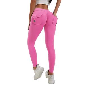 Mallas de Yoga para mujer de último diseño, ropa deportiva, ropa deportiva para gimnasio con logotipo de realce en la cintura - Product Image 6
