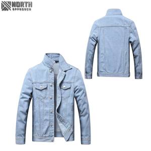 Vestes en cuir véritable-Design de bombardier personnalisé Winter Flight Pilot's Oem Denim Finished Casual Formal Men's Jackets - Product Image 6