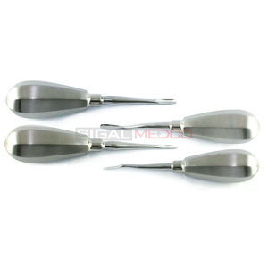 ชุดยกรากฟัน4ชิ้นเครื่องมือทำฟันเครื่องมือถอนฟันหรูหรา PDL เครื่องมือทางการแพทย์ทางทันตกรรม - Product Image 6