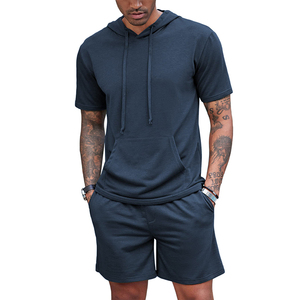 Fabricant de shorts pour hommes 2023 coton épais premium délavé à l'acide OEM ODM personnalisé - Product Image 5