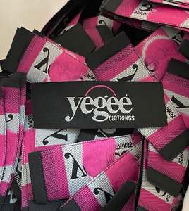 ป้ายผ้าทอมือติดเสื้อพร้อมโลโก้ขนาด2x5ซม. พับได้ตรงกลางพับได้สำหรับ100 - Product Image 6